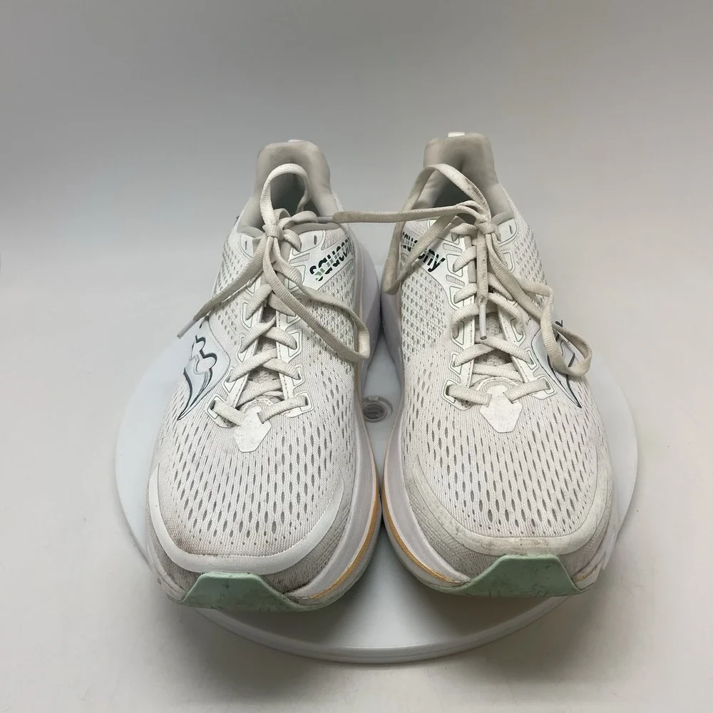 Saucony Sneakers Womens 10.5 Guide 17 S10936-220 White‎ Running Athletic Shoes